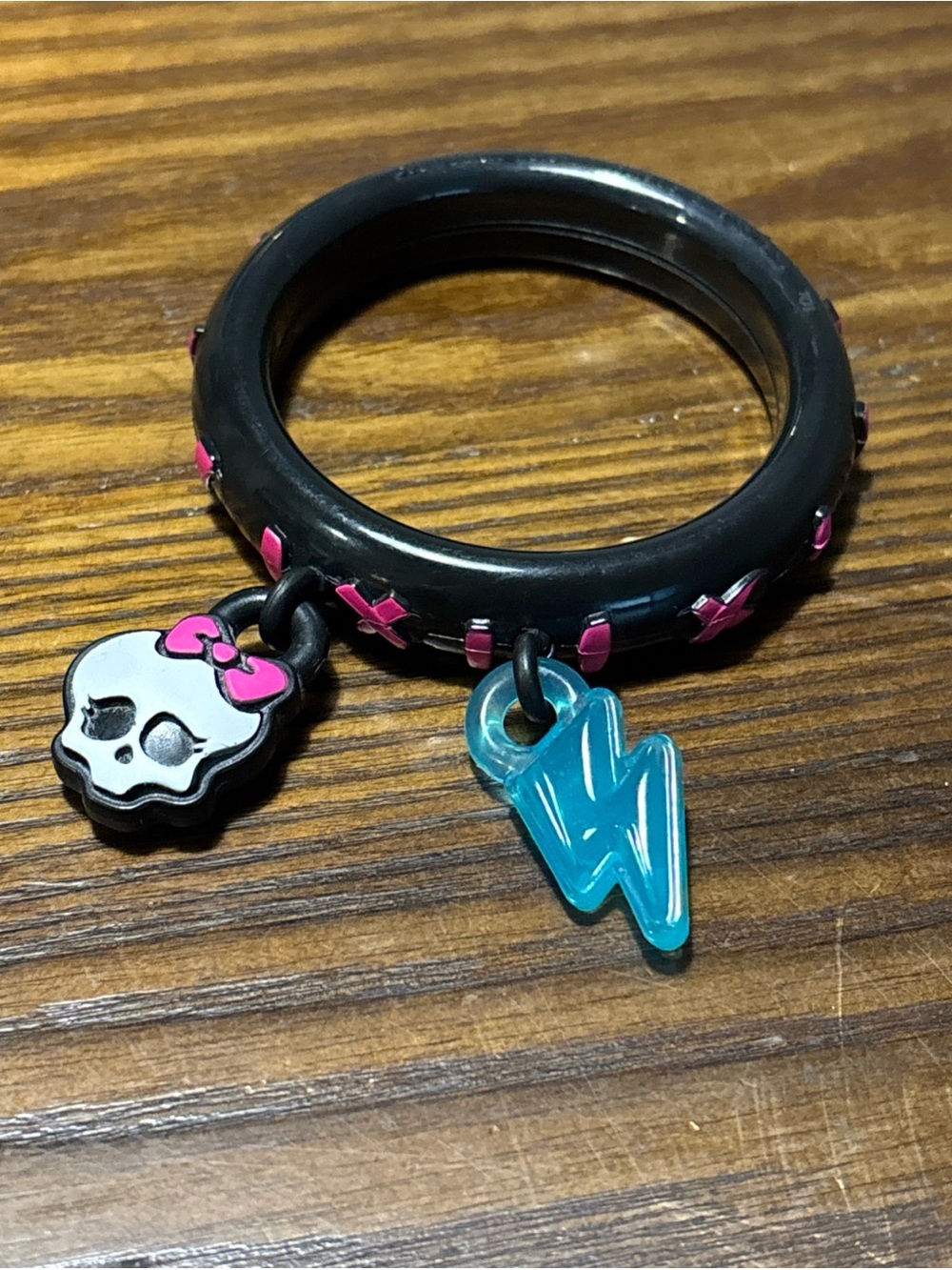 💀 Monster High McDonald's Happy Meal Electrifying Bracelet 2014 Skullette
